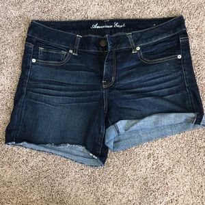American Eagle Dark Denim Shorts